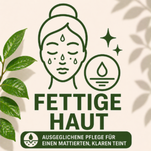 Fettige Haut