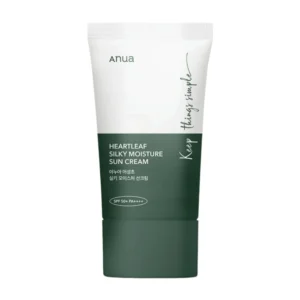 Anua - Heartleaf Silky Moisture Sun Cream SPF 50+ PA++++ 50ml