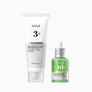 Anua- Azelaic Acid 10 Hyaluron Redness Soothing Serum 30ml+3 Ceramide Panthenol Moisture Barrier Cream 100ml