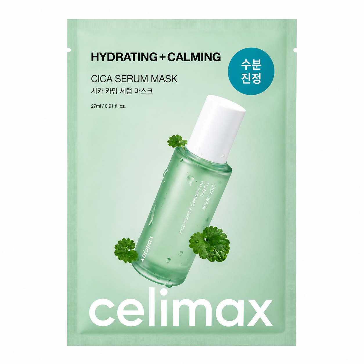 Celimax – The Real Cica Calming Ampoule Mask, 27ml,