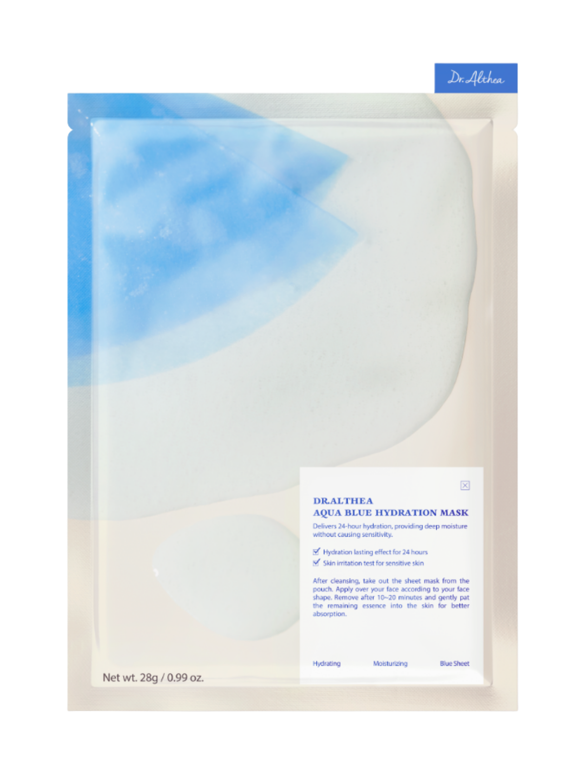 Dr. Althea - Aqua Blue Hydration Mask (1pcs)