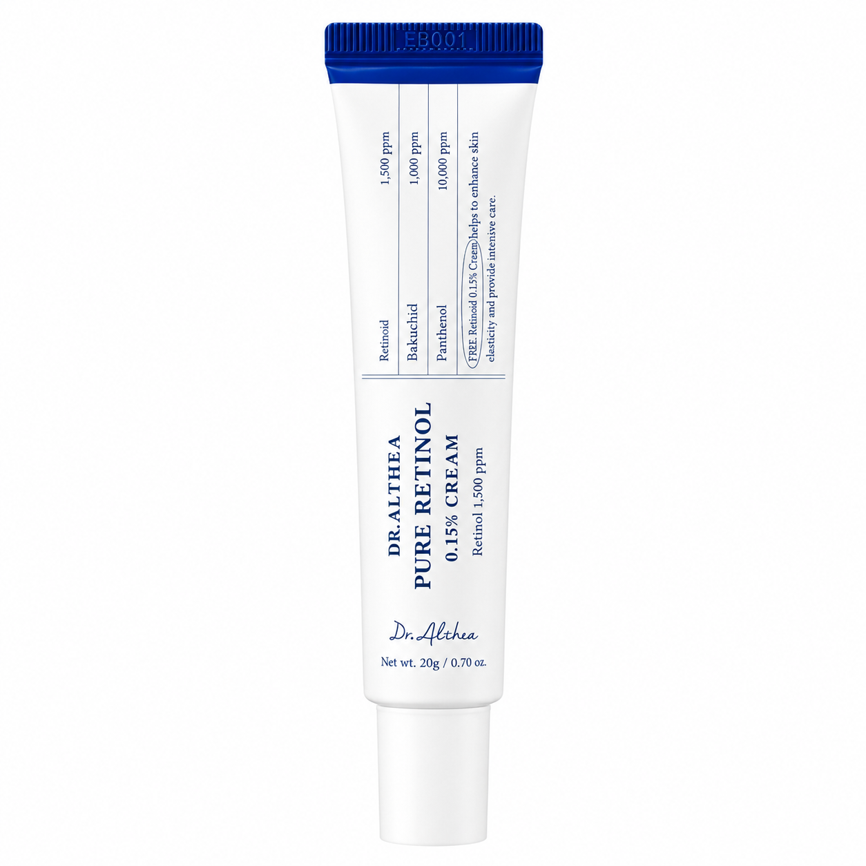 Dr. Althea – Pure Retinol 0.15 Cream, 20g