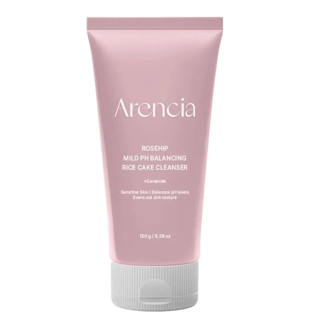 Arencia – Rosehip Mild PH Balancing Rice Cake Cleanser, 150ml