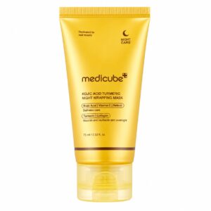 MEDICUBE – Kojic Acid Turmeric Night Wrapping Mask, 75ml